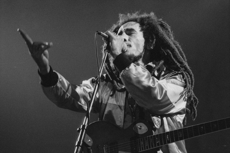 Bob Marley Performing Ragaae